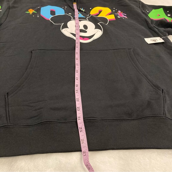 Disney Parks Walt Disney World 2024 Black Hoodie Men's L - Picture 13 of 14